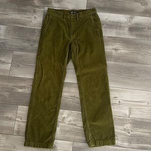 Green VANS Corduroy Jeans